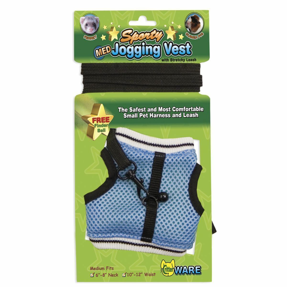 Sporty Jogging Vest with Stretchy Leash