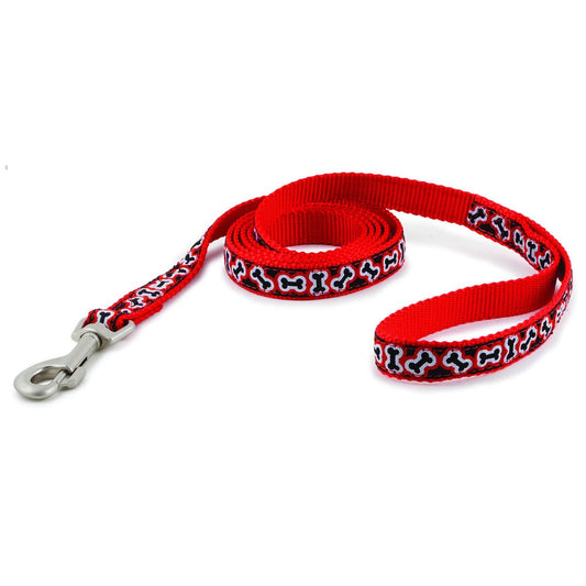 Fido Finery Leashes - 6Ft -  Choose Width / Style