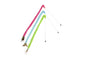 RompiCatz Feather N' Fabric Teaser Toys - 3 Pack of Wand Toys