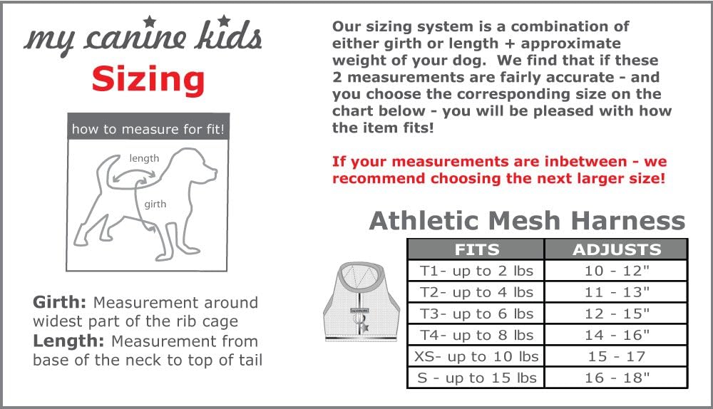 My Canine Kids Athletic Mesh T3 Size Blue