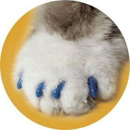 Soft Claws Cat Nail Protectors 20 PCS Silicone Soft Cat Nail Caps