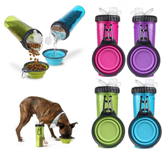DEXAS Snack-DuO Pro with Companion Collapsible Bowl