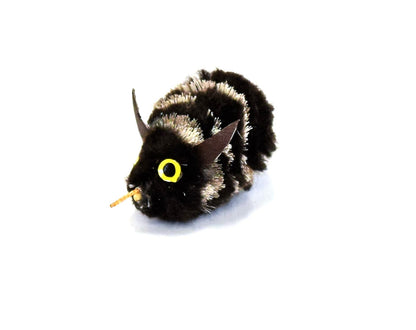 Black Wool / Deer Hair Bee