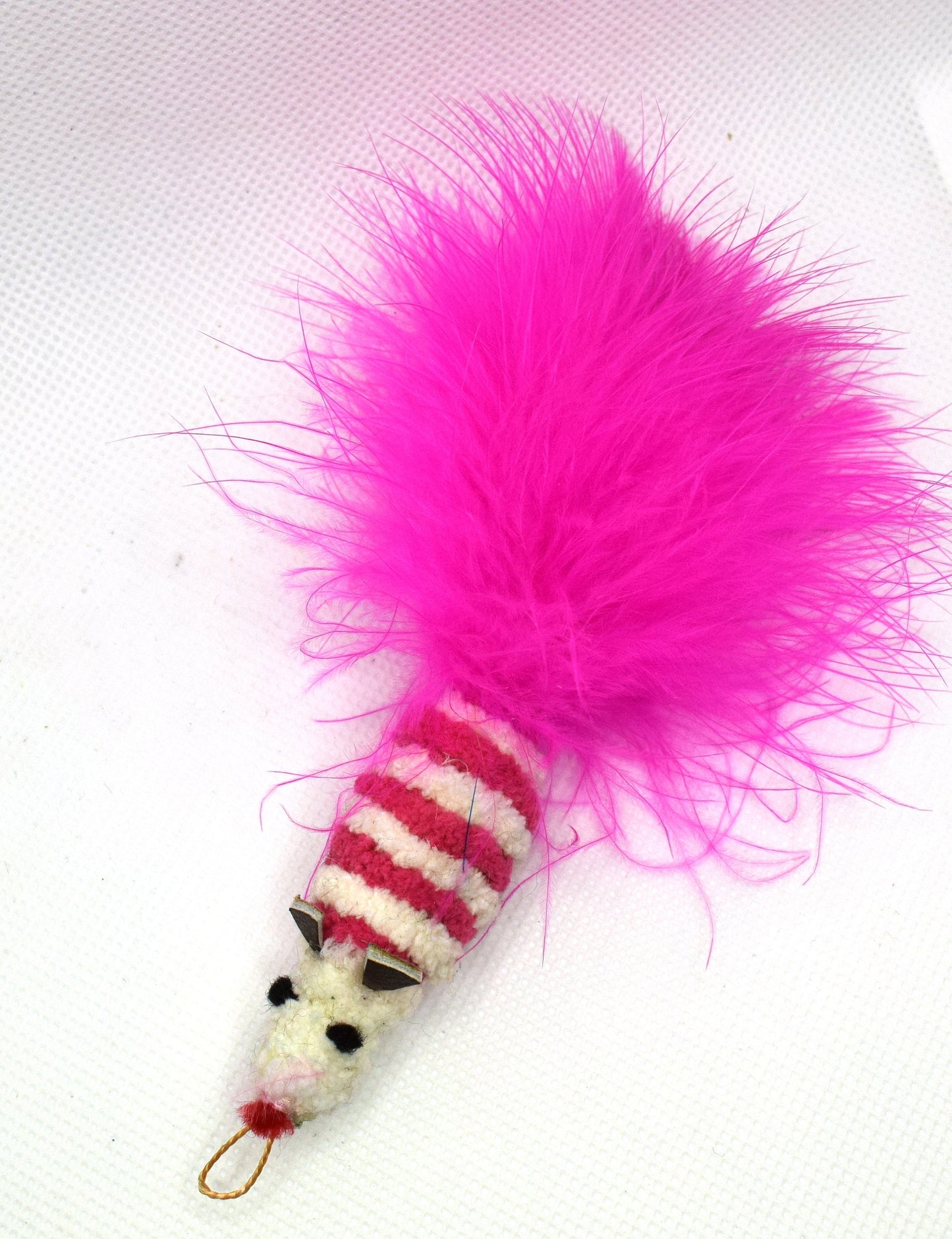 Chenille & Feather Mouse - 2 pack