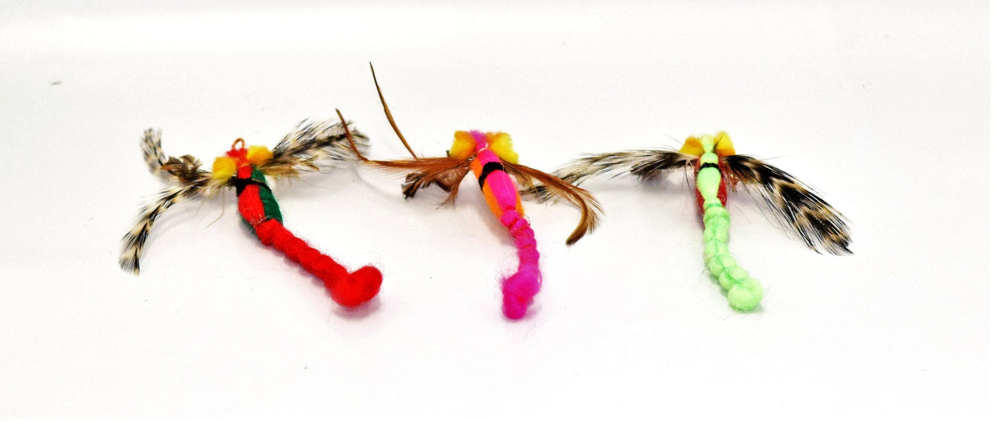 Dragonfly Cat Toy 3 Pack