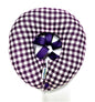 Purple & White Check Puppy Bumper®